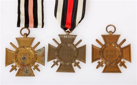 3x ehrenkreuz für frontkämpfer archiv trave militaria orden und ehrenzeichen