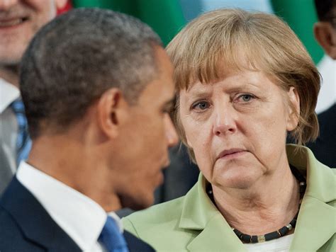 Barack Obama Und Angela Merkel In Berlin Verteidiger Der Freien Welt