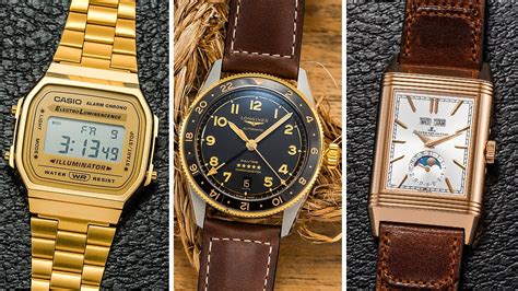 23 Of The Best Gold Watches From Attainable To Luxury Gold Tone