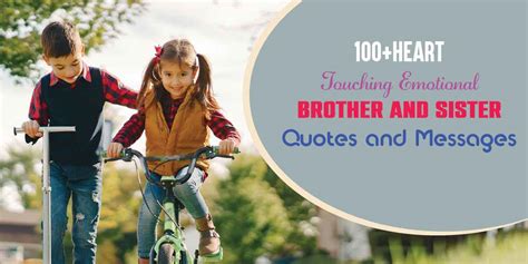 100heart Touching Emotional Brother And Sister Quotes And Messages Persudeed
