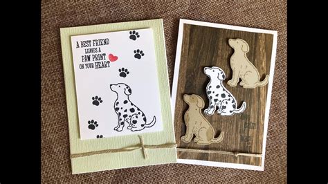 Happy Tails Stampin Up Heart Crafts Youtube