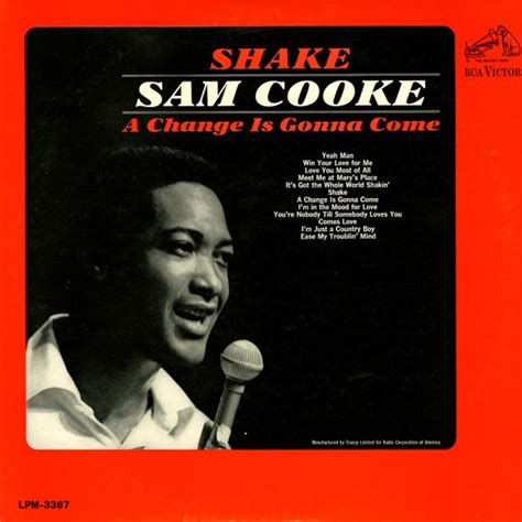 Sam Cooke Shake A Change Is Gonna Come Lp Vinyl Record Album