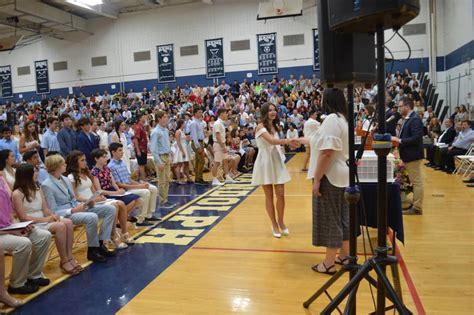 Randolph Middle School Holds Promotion Ceremony For Eighth Grade