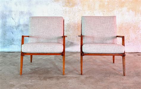 Select Modern Pair Of Danish Modern Lounge Chairs