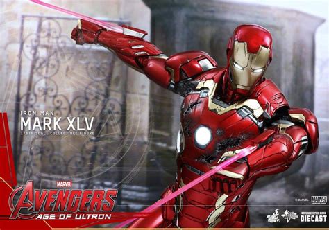 Age of ultron iron man mark 45 figure video. Hot Toys Iron Man Mark 45 Die-Cast Figure Up for Order ...