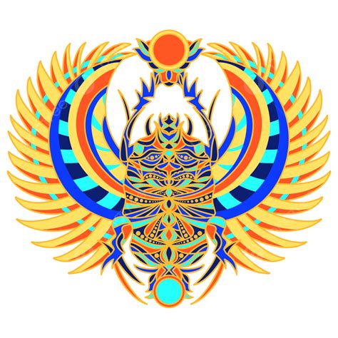 gambar simbol firaun scarab mesir mesir scarab firaun png transparan clipart dan file psd