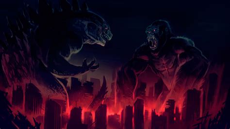 Download, share or upload your own one! King Kong Vs Godzilla Artwork, Full HD Wallpaper
