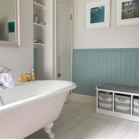 To see an updated kitchen tour, click here! Duck Egg Blue Bathroom - theorangewombat