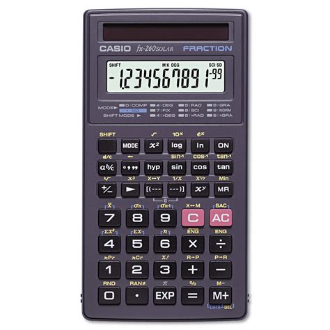 Casio FX-260 Solar All-Purpose Scientific Calculator, 10-Digit LCD ...