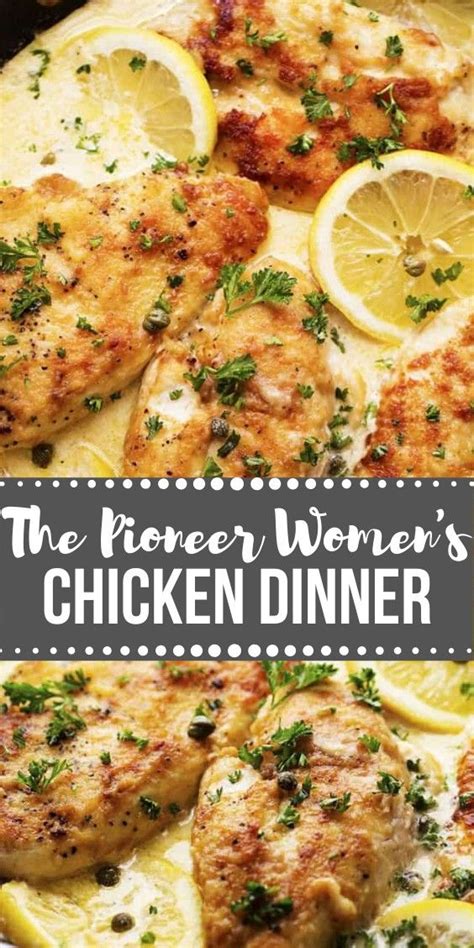 This zingy chicken dinner gives a burst of southwestern flavor. The Pioneer Woman's Best Chicken Dinner Recipes in 2020 (With images) | Chicken piccata recipe ...