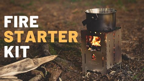 Fire Starter Survival Kit For Camping Youtube