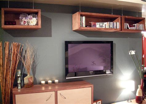 We wanted to have a built in entertainment center for our basement home theater, it was currently sitting on some wire shelves. How to Build Floating Storage Shelves | HGTV