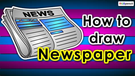 How To Draw Newspaper For Kids