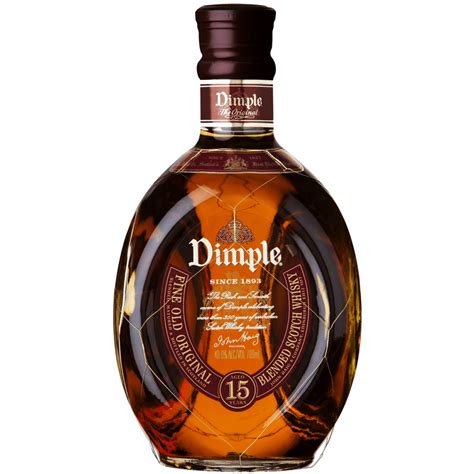 Iyad has a dimple on his right cheek. Dimple 15 Year Old 1L - Whisky from The Wine Cellar UK