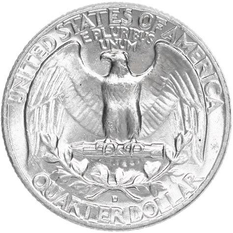 1961 D Washington Quarter 90% Silver BU US Coin - Dave's Collectible Coins