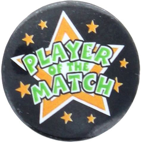 Player Of The Match Pin Badge 25mm 1