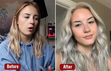 Bleached Hair Before And After