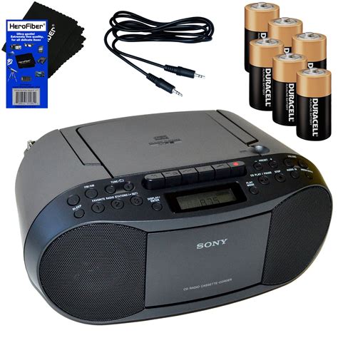 Buy Portable Sony Cd Player Boombox Digital Tuner Amfm Radio Mega Bass