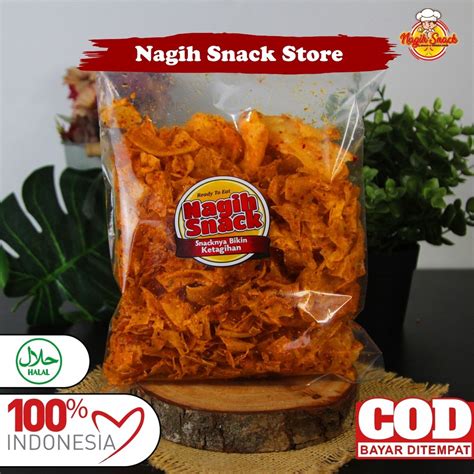 Jual Keripik Singkong Pedas Kriwil Kemasan 1kg Shopee Indonesia