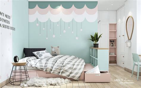Perhaps they love pink or green or yellow? 40 Awesome Kids' Rooms That Use The Pastel Color Palette