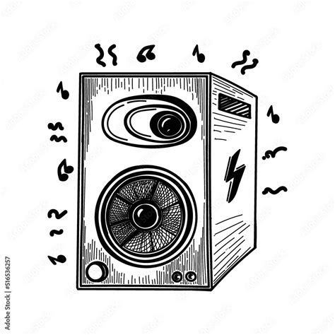 Music Speaker Coloring Coloring Pages