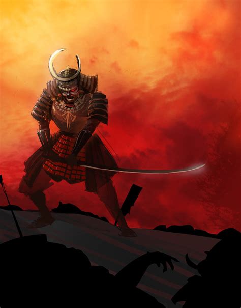 Painting Of Samurai At Explore Collection Of
