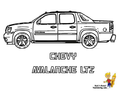 american pickup truck coloring sheet   ford chevy rims