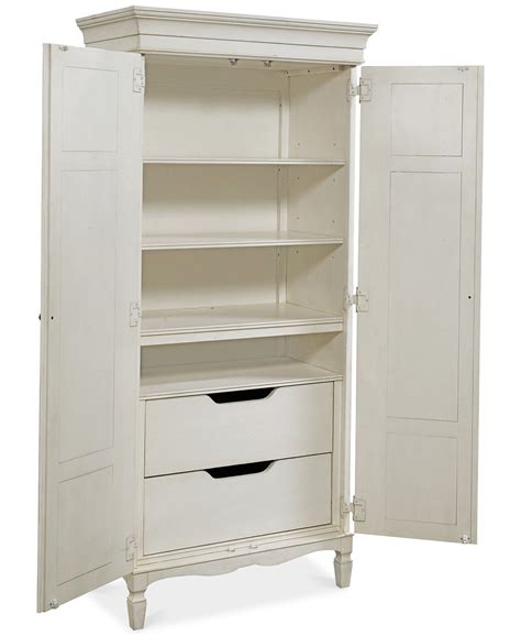 Furniture Sag Harbor White Tall Cabinet Macys Tall Cabinet White