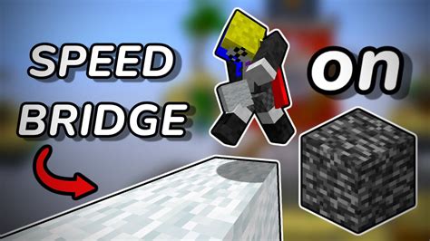 How To Speedbridge On Minecraft Bedrock Edition Youtube