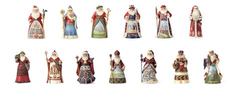 Featured Jim Shore Santa Claus Around The World Collection