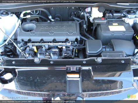 24 Liter Dohc 16 Valve Cvvt 4 Cylinder Engine For The 2012 Hyundai