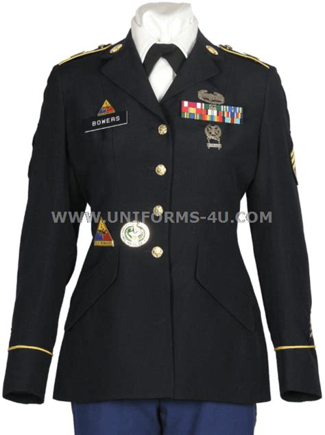 Us Army Enlisted Female Blue Army Service Uniform Asu