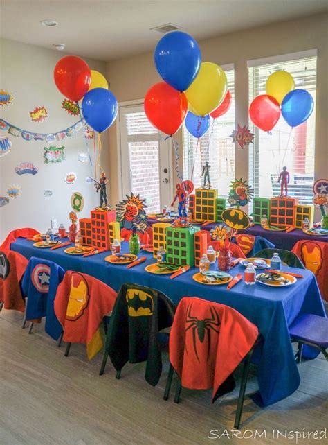Batman party ideas throw your little caped crusader a batman birthday party! SAROMINspired Superhero Birthday DIY Do It Yourself ...