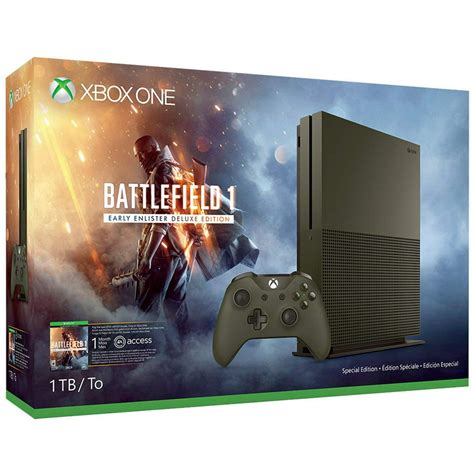 Microsoft Xbox One S 1tb Battlefield 1 Special Edition