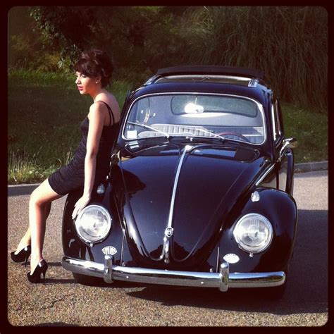 Classic Aircooled Vw Bug Beetle Girl Volkswagen Bug Vw Vintage Vw Porsche Vw Cars Vw
