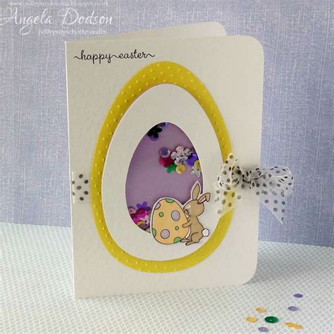 How To Make An Easter Egg Shaker Card Shaker Cards Easter Cards
