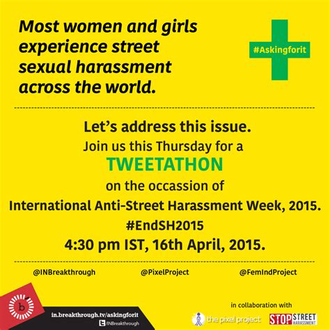 Todays Events April 16 Stop Street Harassment
