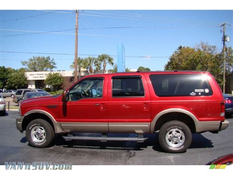 2005 Ford Excursion Eddie Bauer 4x4 In Toreador Red Metallic Photo 5