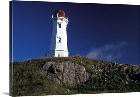 Canada Nova Scotia Cape Breton Louisbourg Lighthouse Wall Art Canvas Prints Framed Prints