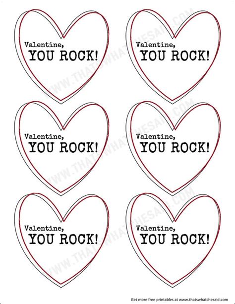 You Rock Free Printable