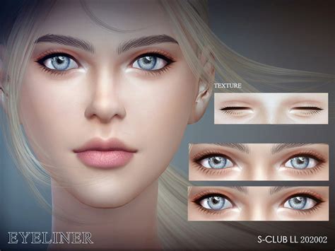 S Club Ll Ts4 Eyeliners 202002 The Sims 4 Catalog