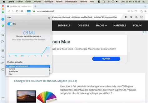 Changer Son Adresse Ip Sur Mac Et Sa G Olocalisation Macbookcity