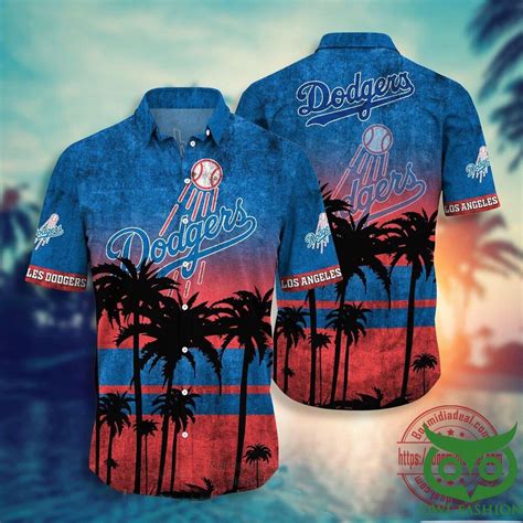 Los Angeles Dodgers Vintage Beach Sunset Hawaiian Shirt Meteew