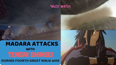 Madara Attacks With His Heaven Concealed Or Tengai Shinsei To Win The