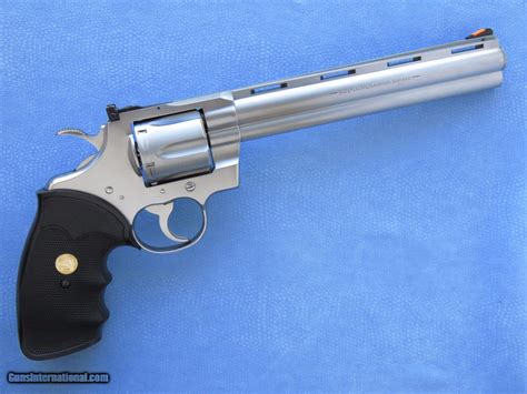 Colt Python Stainless With 8 Inch Barrel Cal 357 Magnum