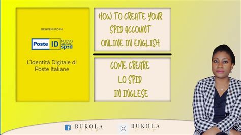 How To Create Your Spid Account Online In English Come Creare Lo Spid