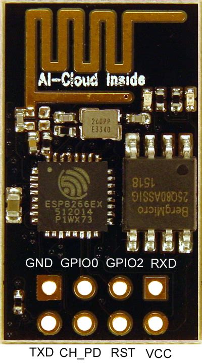 Breadboard And Program An Esp 01 Circuit With The Arduino Ide