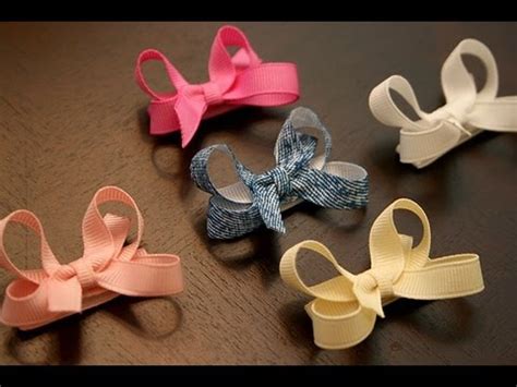 And is finished with a. How to make infant/baby hair bows that stay in the hair ...
