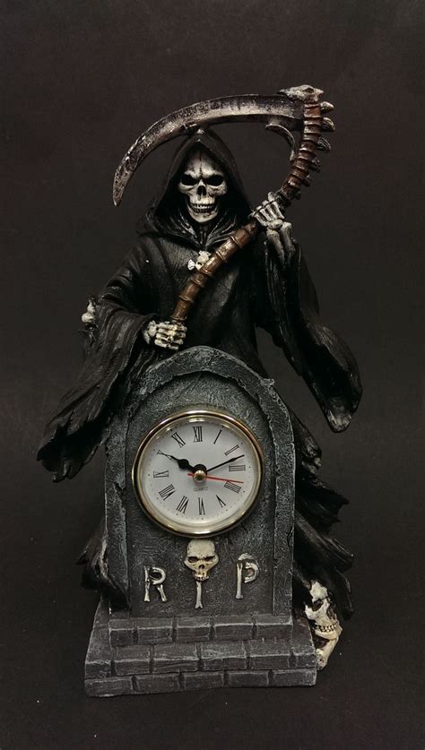 Hh19302 9 1125 Grim Reaper Clock Grim Reaper Grim Reaper Art Reaper