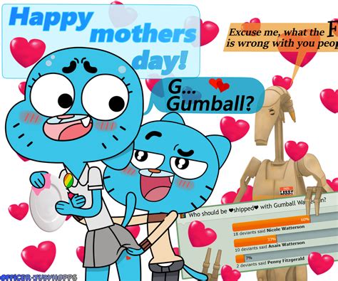 Nicole Watterson Gumball S Mother The Amazing World O